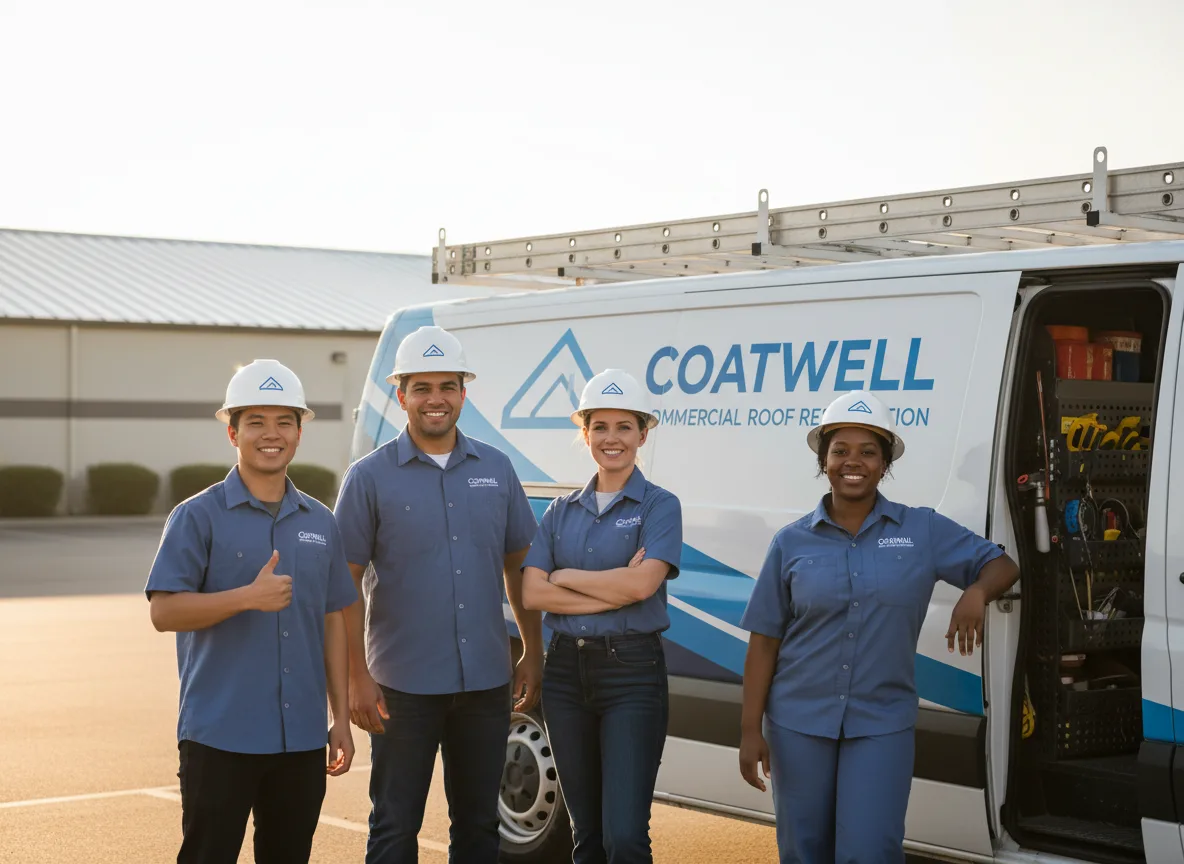 Commercial roof coating company in Girard, TX